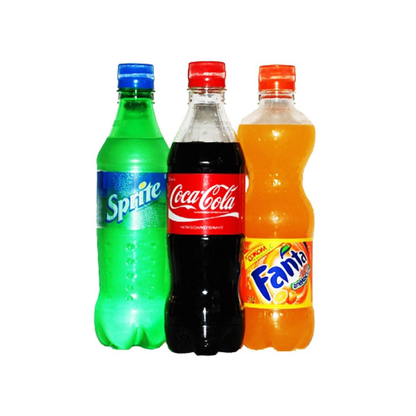 Sprite, Fanta, Coca-Cola